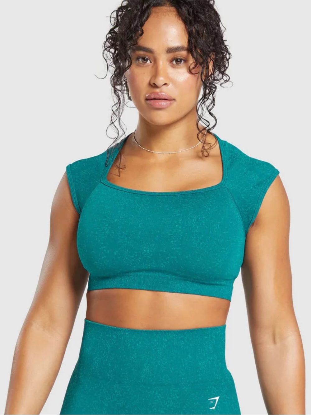 GYMSHARK ADAPT FLECK SEAMLESS CROP TOP